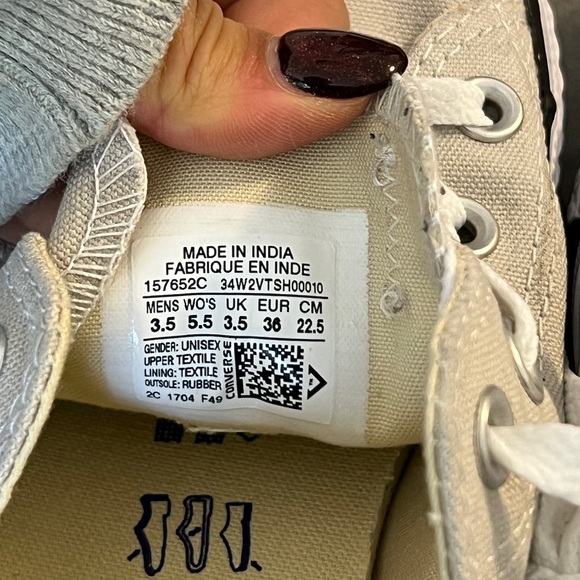 Beige Low top Converse - Picture 4 of 5